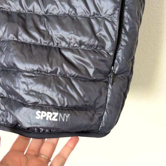 Unisex UNIQLO MoMA SPRZNY reversible packable Keith Haring puffer vest black L - Picture 7 of 10